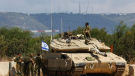 دبابة لجيش الاحتلال على الحدود مع لبنان